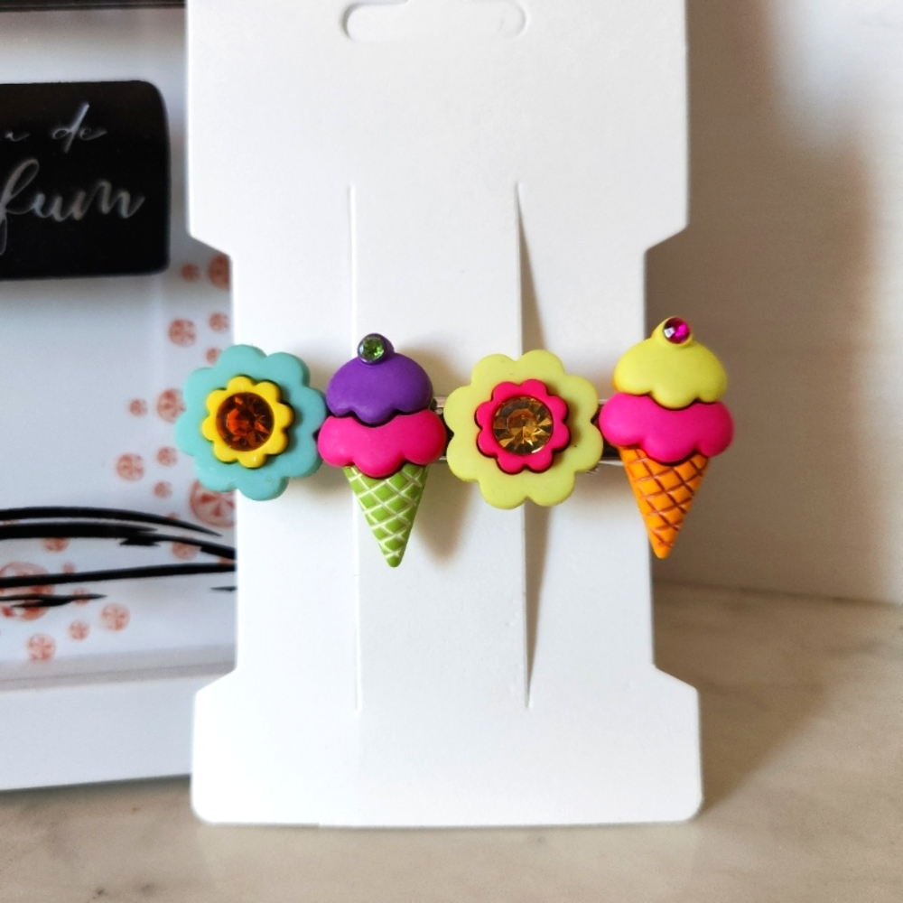 🍦 Ice Cream Hairclip 🍦